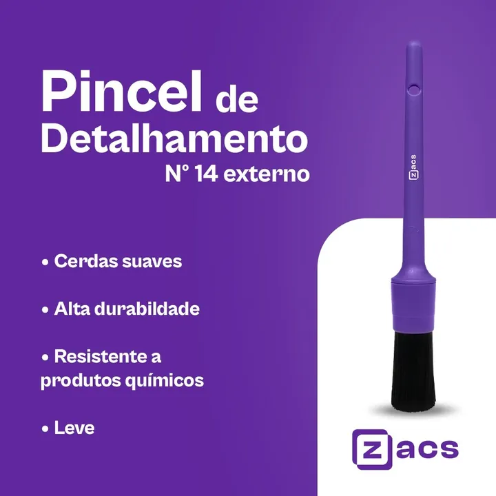 Vonixx Pincel de detalhamento médio, uso externo