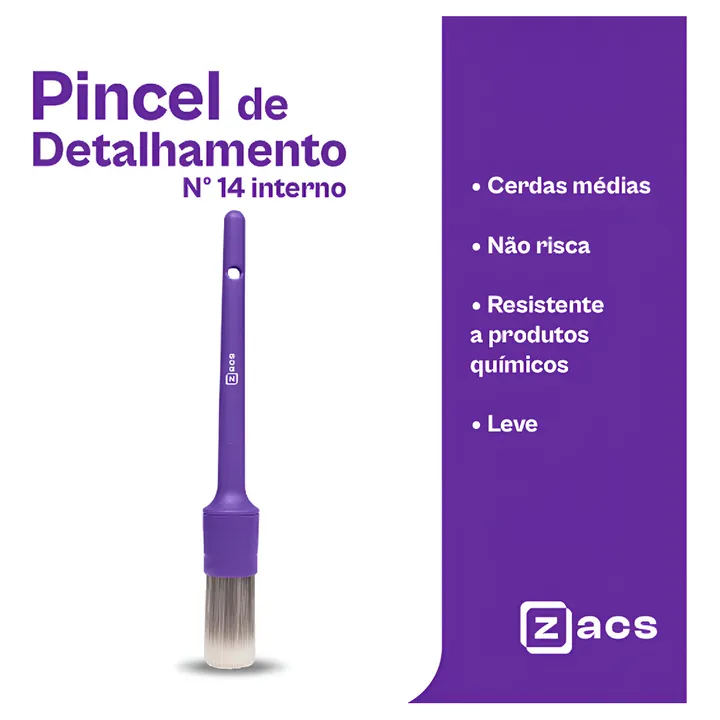 Vonixx Pincel de detalhamento suave, uso interno